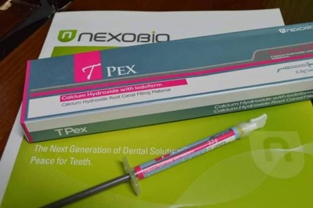 ( calcium hydroxide with idoform) T-PEX