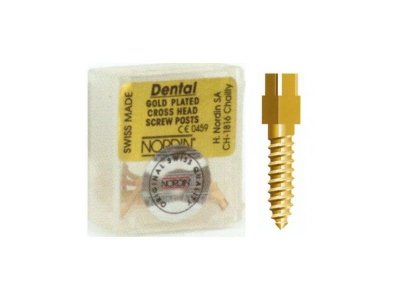 NORDIN DENTAL SCREW POST GOLDEN REFILL PKT