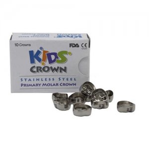 KIDS STAINLESS STEEL CROWNS REFILL (1PC)