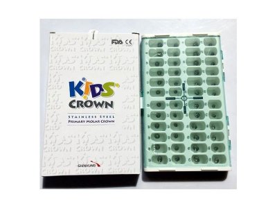 KIDS STAINLESS STEEL CROWNS KIT (48PCS)